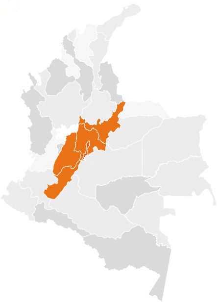 Mapa presencia Colombia